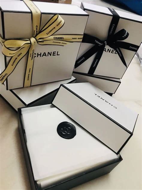 chanel gift box price|chanel empty boxes.